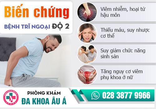 NHẬN BIẾT CÁC BIỂU HIỆN CỦA BỆNH TRĨ NGOẠI ĐỘ 1, ĐỘ 2