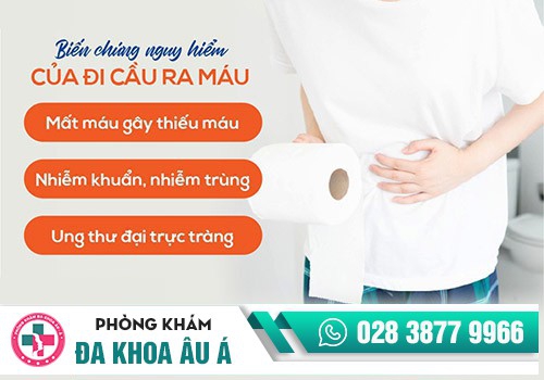 Đi cầu ra máu có nguy hiểm không?