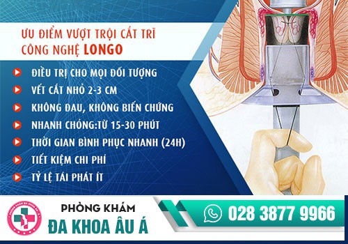 CẮT TRĨ BẰNG PHƯƠNG PHÁP PHẪU THUẬT LONGO       