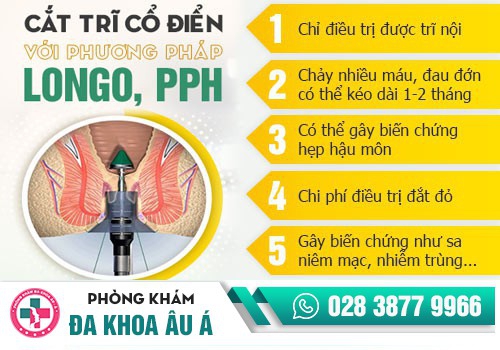 NHỮNG PHƯƠNG PHÁP ĐIỀU TRỊ BỆNH HẬU MÔN TẠI ĐA KHOA ÂU Á