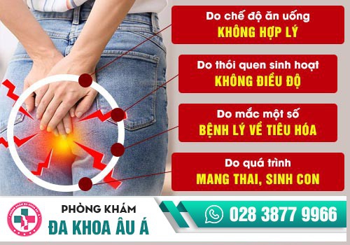  Những yếu tố nào làm tăng nguy cơ xuất hiện trĩ tắc mạch?