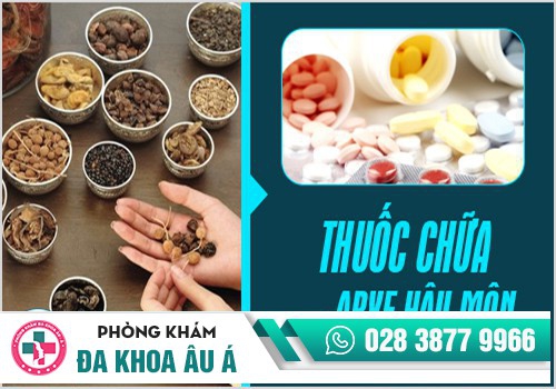 Sử dụng thuốc điều trị apxe hậu môn