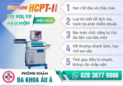 Cắt polyp hậu môn ở đâu tốt TPHCM?