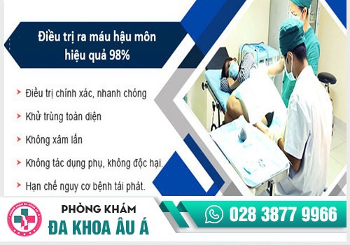 Điều trị ra máu hậu môn như thế nào?
