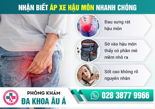 DẤU HIỆU NHẬN BIẾT SỚM ÁP XE HẬU MÔN